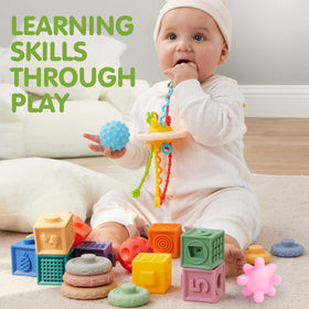 JOYIN colorful play set invites exploration and sensory discovery during playtime.