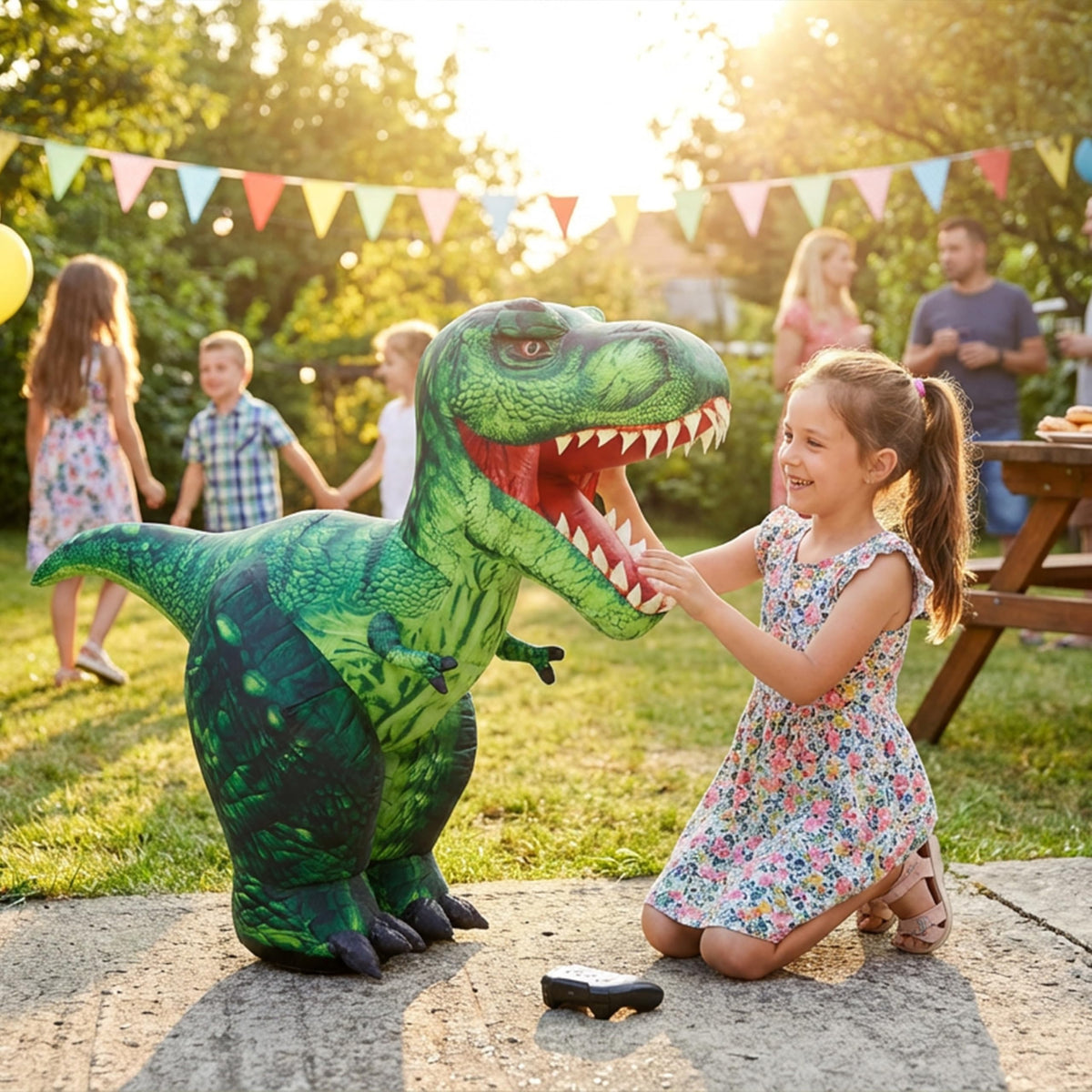 Joyin backyard patrol toy encourages active movement and creative storytelling outdoors.