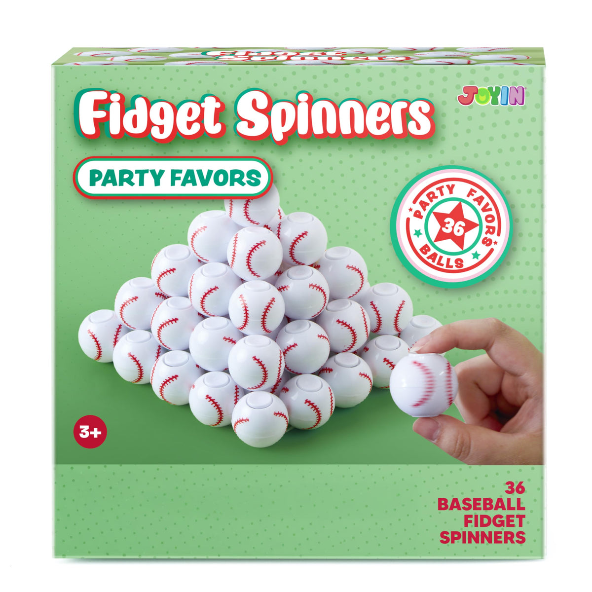 JOYIN bulk baseball spinner set ideal for goodie bags and loot.