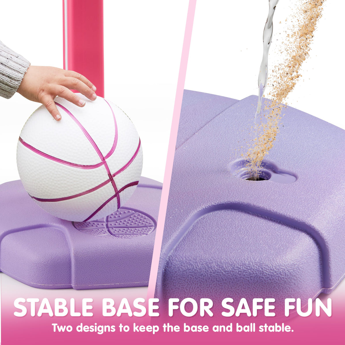 JOYIN stable base with rounded edges for safe play