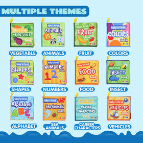 JOYIN bath books animal world pages encourage sensory exploration during bath time.