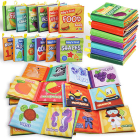 JOYIN bath books colors and insects pages brighten bath time learning.