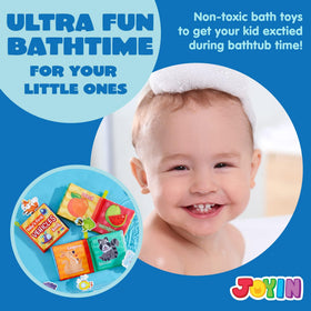 JOYIN bath books vegetable and fruit pages introduce healthy foods through play.