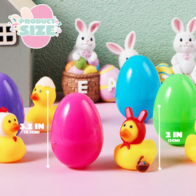 JOYIN bath time duck toy in vibrant color.
