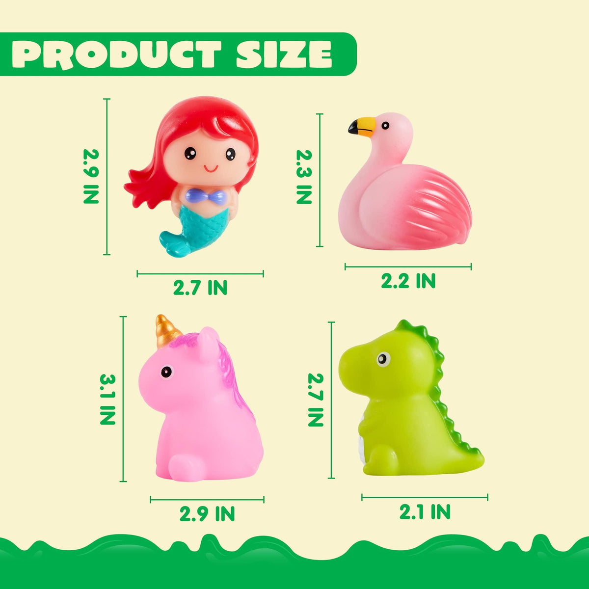 JOYIN party favor friendly bath toy set for gifts and decor.