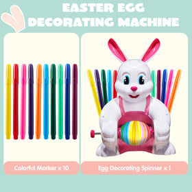 JOYIN egg spinner requires 2 AA batteries for operation.