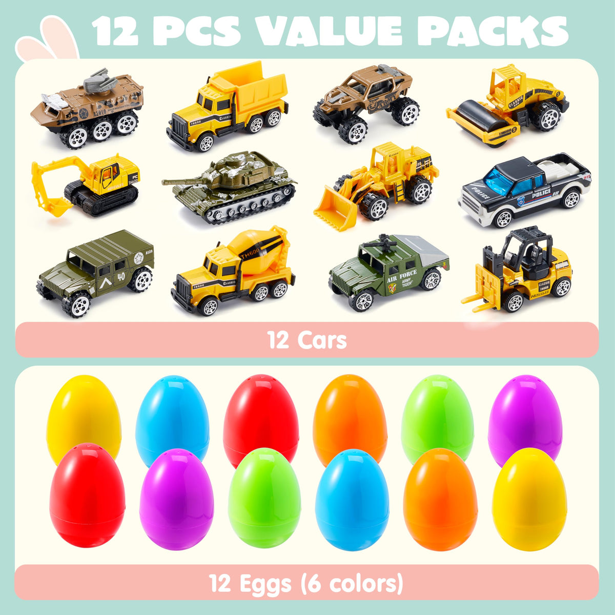 JOYIN battle cars die-cast vehicles for imaginative play and prizes.