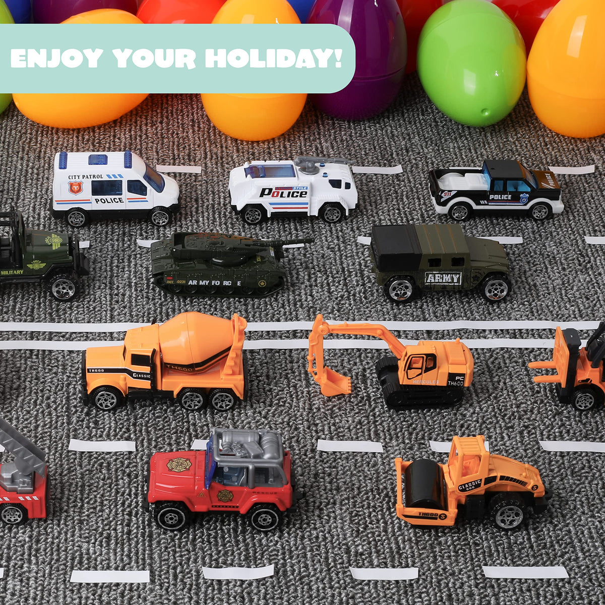 JOYIN battle cars egg inspires speedy playtime.