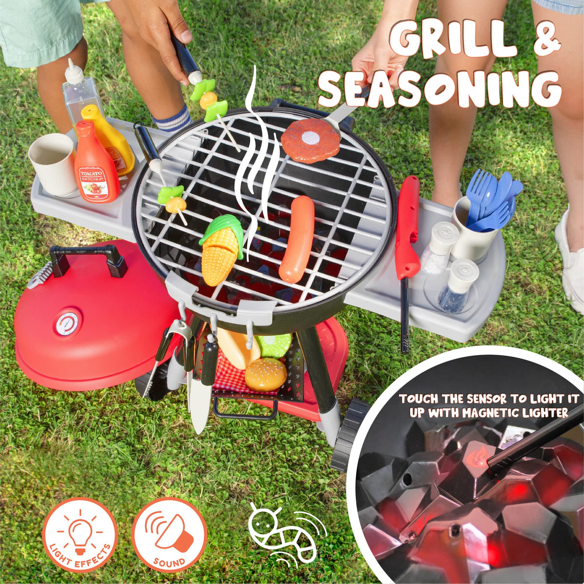 JOYIN BBQ food pieces spark creative pretend meals for kids