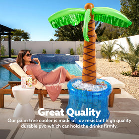 JOYIN beverage cooler close-up, thick PVC design resists wear