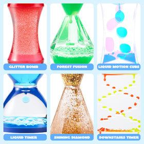 JOYIN blue liquid timer tube helps slow, mesmerizing motion for steady focus.
