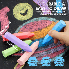 JOYIN bright colors cone chalk kit enhances classroom and projects