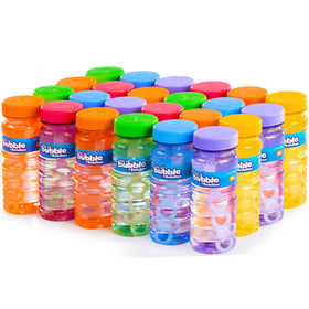 JOYIN bubble bottles with wand assortment for easy outdoor play.