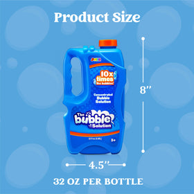 JOYIN bubble machine refill 64 oz for vibrant, long-lasting bubbles at parties.