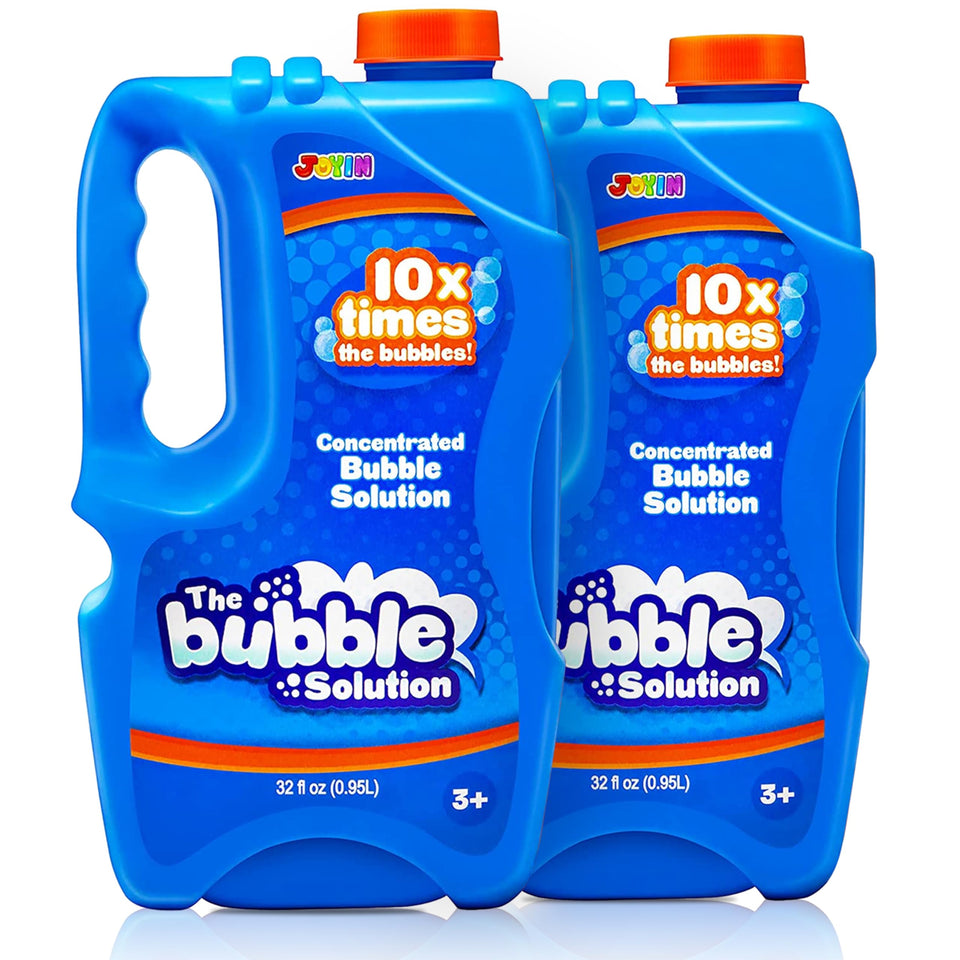 JOYIN bubble refill 64 oz bottle for easy at-home refills and long-lasting bubbles.
