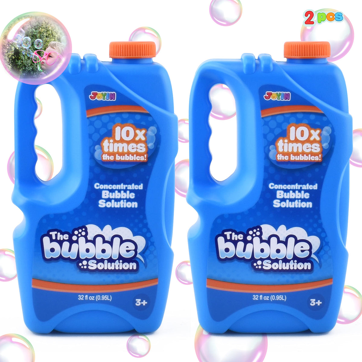 JOYIN bubble refill setup demonstrating simple use.