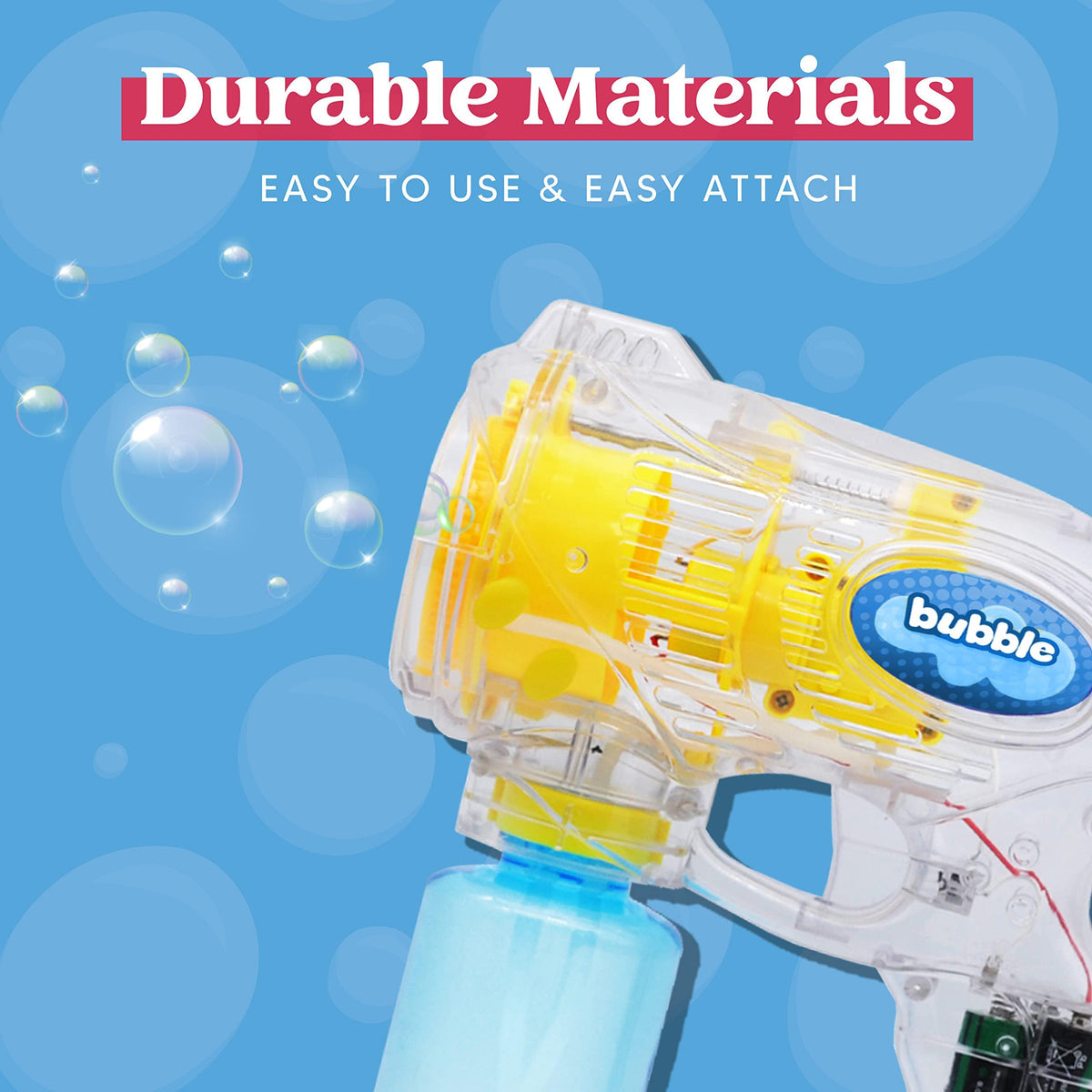 JOYIN additional 145ml bubble solution bottle for extended fun.