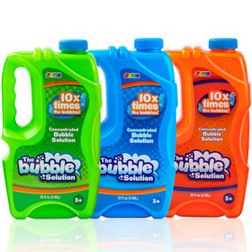 JOYIN 3-pack 32oz bubble refill bottles for family play