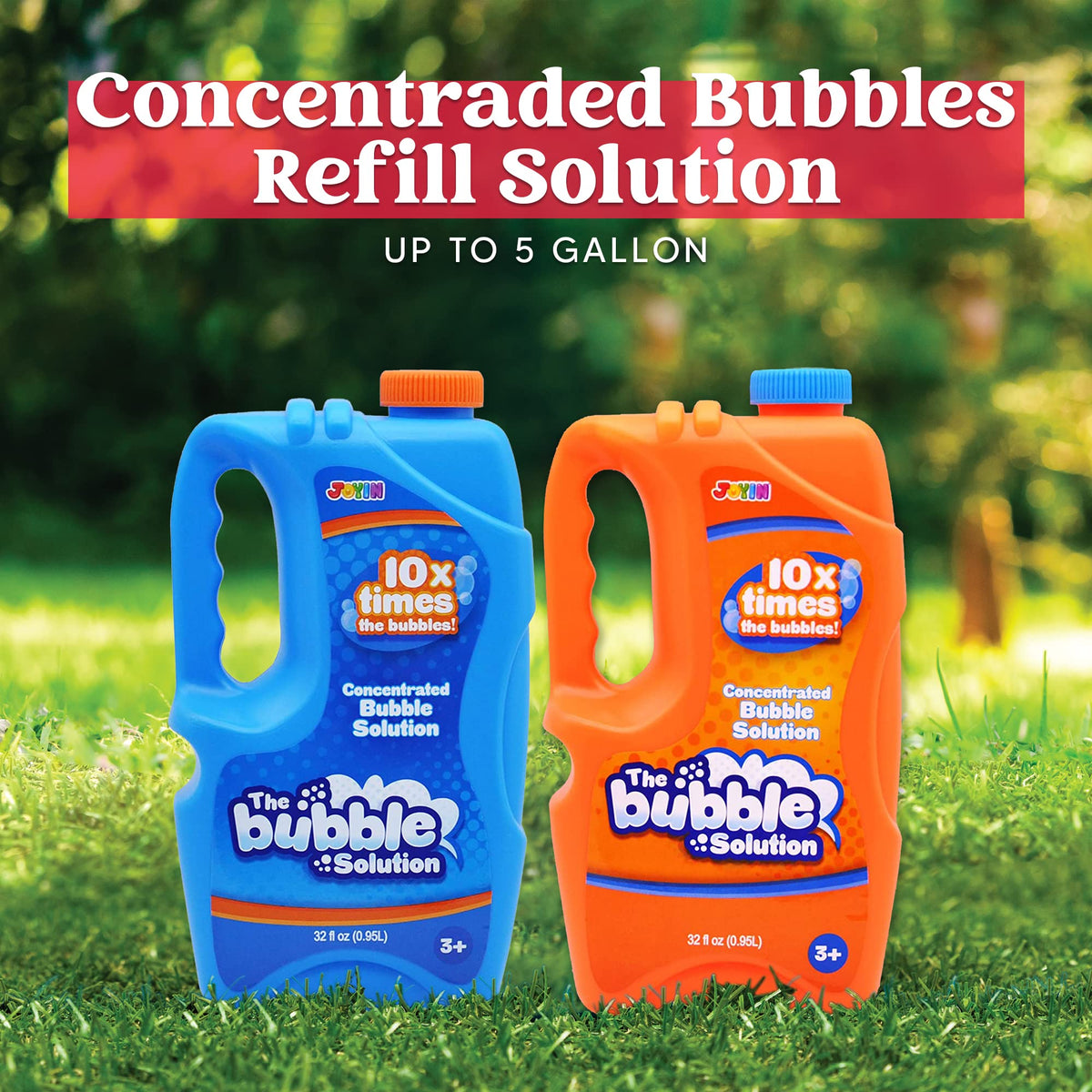 JOYIN 32oz bottle refill ideal for bubble machines and wands.