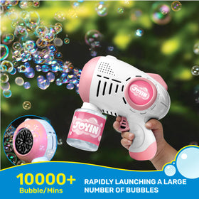JOYIN four bottle solution pack enables extended bubble sessions.