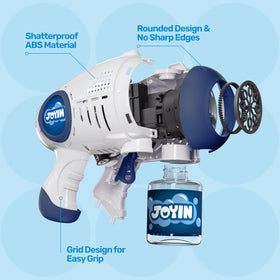 JOYIN bubble solution bottles keep play going with steady bubbles