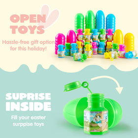 Bubble solution inside JOYIN eggs offers safe bubble play