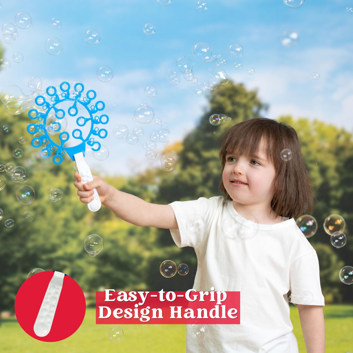JOYIN large-size bubble wands for giant bubbles and eye catching patterns