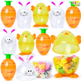JOYIN bunny-shaped Easter egg shell for classroom hunts and prizes