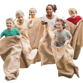 Joyin burlap potato sacks 39x25 inches ready for backyard fun