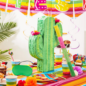 JOYIN cactus pinata hanging setup ready for kids' play