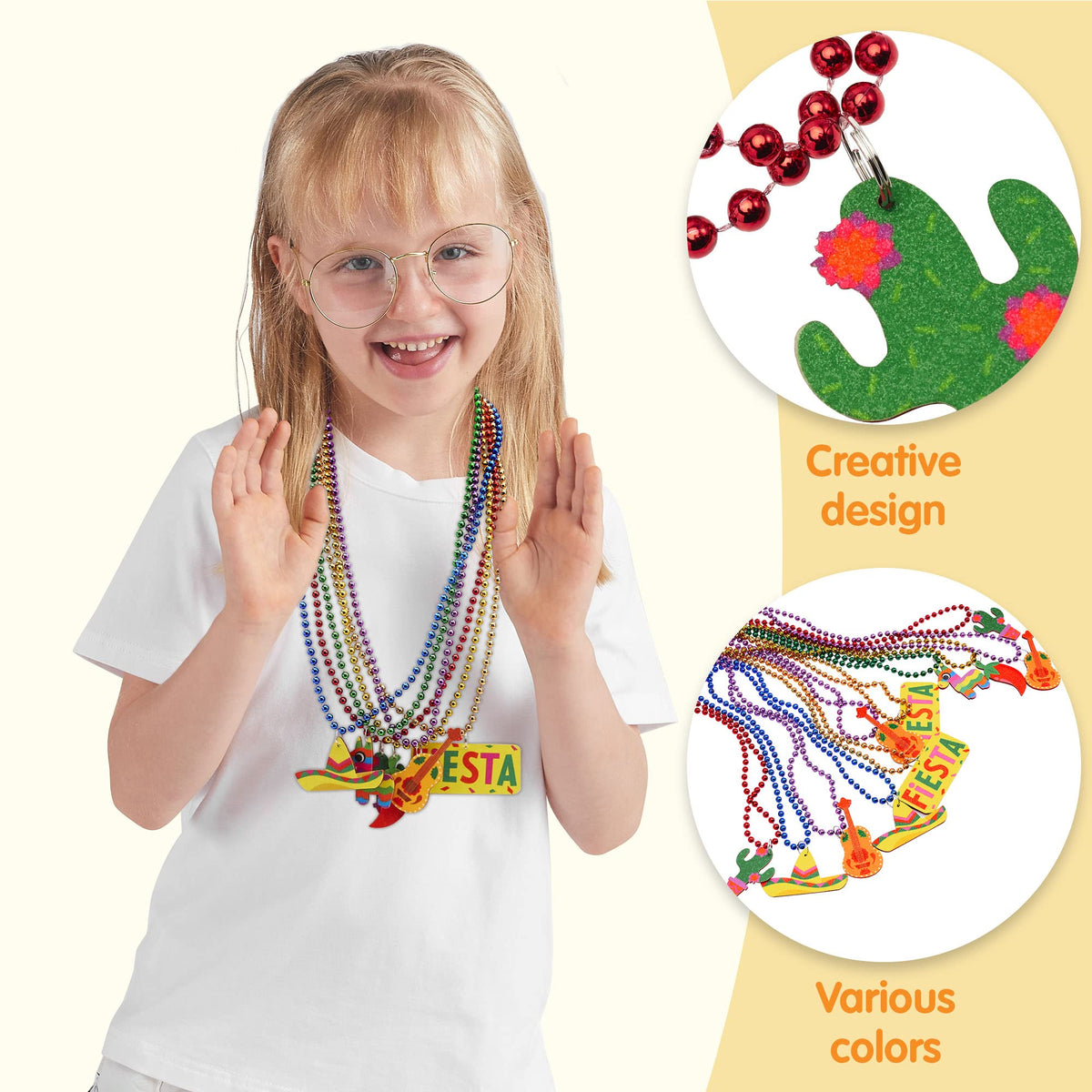 JOYIN chili-sombrero-pinata-necklaces bring playful vibes to any celebration.