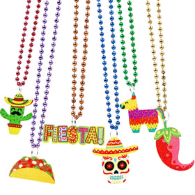 JOYIN Cinco de Mayo beaded necklace set; vibrant wear and festive décor.