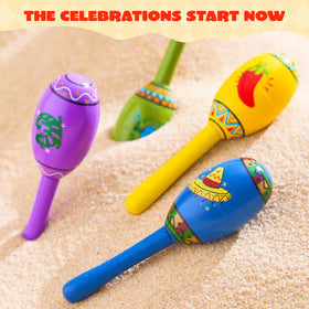 JOYIN Cinco De Mayo mini maracas kid holding during activity