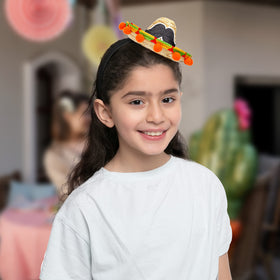 JOYIN mini sombrero headband flat lay, ready for party props.
