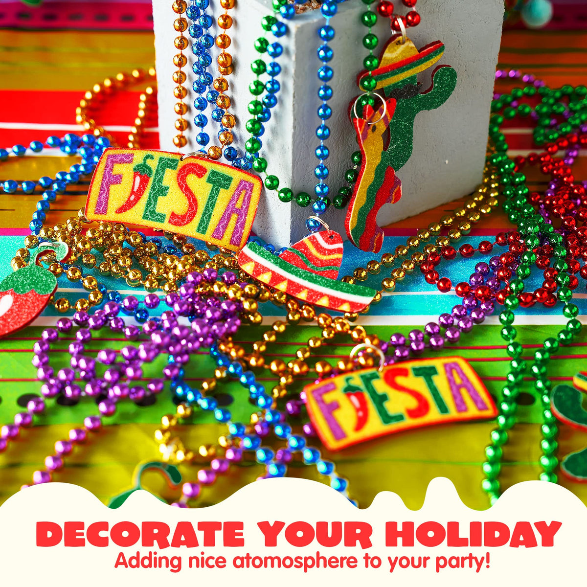 JOYIN chili pepper necklace provides bold accents for Cinco de Mayo events