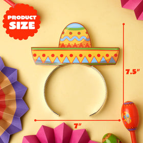 JOYIN Cinco de Mayo sombrero headband with lace edge for elegant flair.