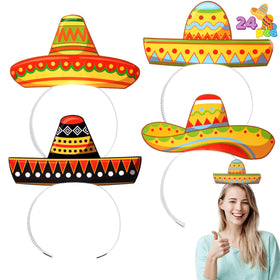 JOYIN Cinco de Mayo sombrero headband multicolor design for festive photos.