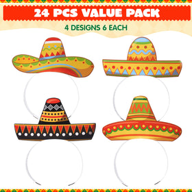 JOYIN Cinco de Mayo sombrero headband with ribbon trim for lively outfits.