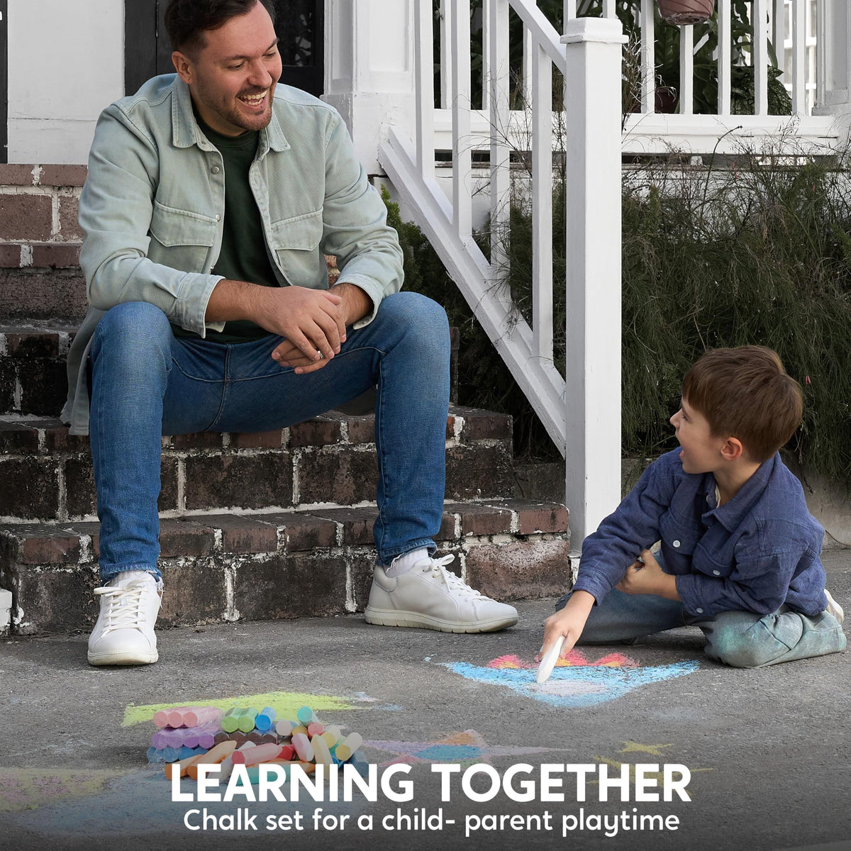 JOYIN classroom chalk set supports creative learning and play