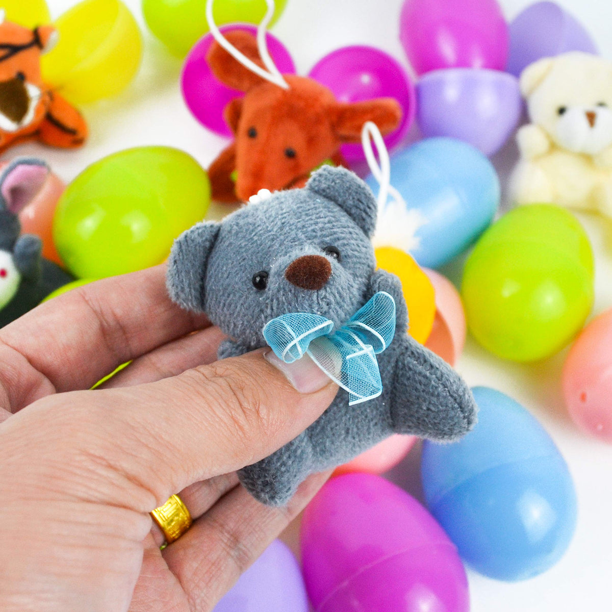 JOYIN classroom prize supplies featuring plush egg discoveries for teachers.