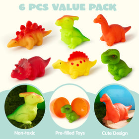 JOYIN color-changing dinosaur toy inside Easter egg for egg hunts.