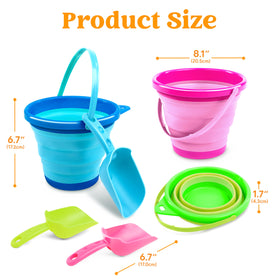 JOYIN color-variety pails for bright beach party ideas