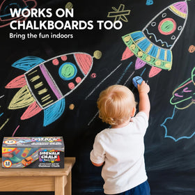 JOYIN colorful chalk assortment supports collaborative art and classroom activities.