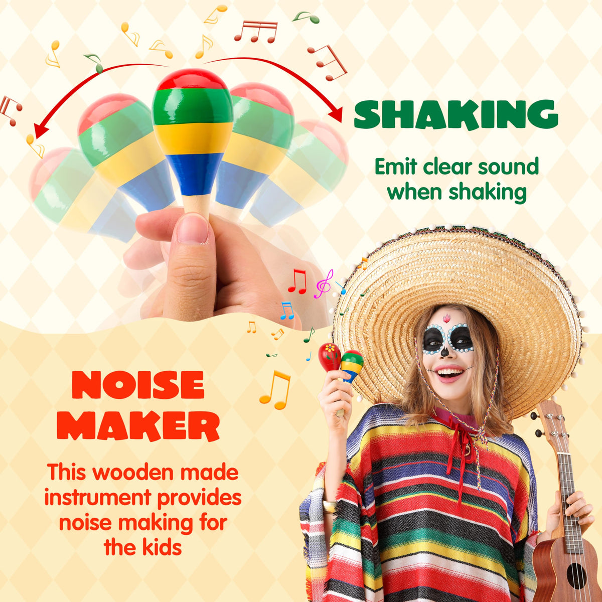 JOYIN colorful noisemakers maracas add festive flair to celebrations