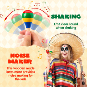 JOYIN colorful noisemakers maracas add festive flair to celebrations