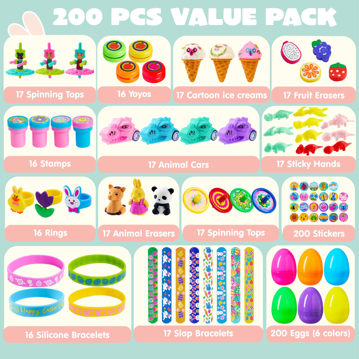 JOYIN colorfully colored egg shells for playful egg hunts