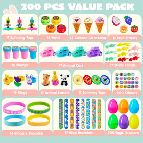 JOYIN colorfully colored egg shells for playful egg hunts