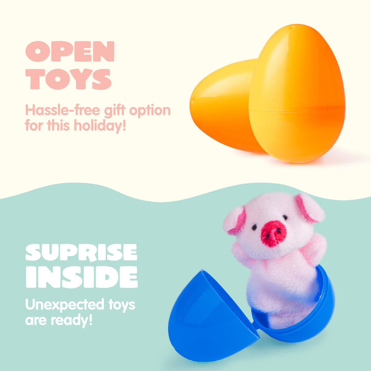 JOYIN Easter basket fillers with mini plush puppets for surprises