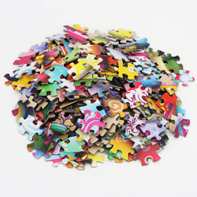 JOYIN colorful puzzle pieces inspire focus and relaxation for all ages.