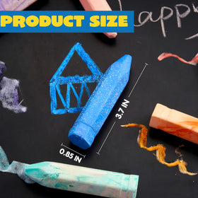 JOYIN colorful sidewalk chalk sticks ideal for classroom and curb drawings